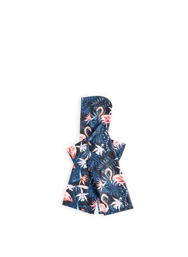 Y&D Children'S Beach Cape,Hooded Towel,Super Soft Plush Bath Cap,Suitable For Boys And Girls(Flamingo Pattern) - Image 2