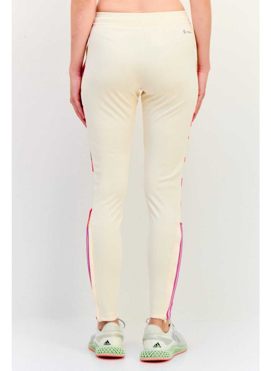 Adidas Women Sportswear Fit Outdoor Sweatpants, Cream  - Image 2