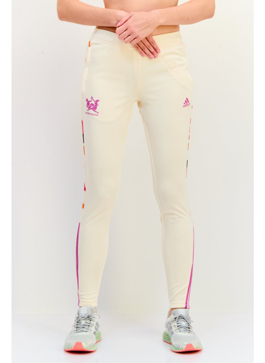 Adidas Women Sportswear Fit Outdoor Sweatpants, Cream  - Image 1