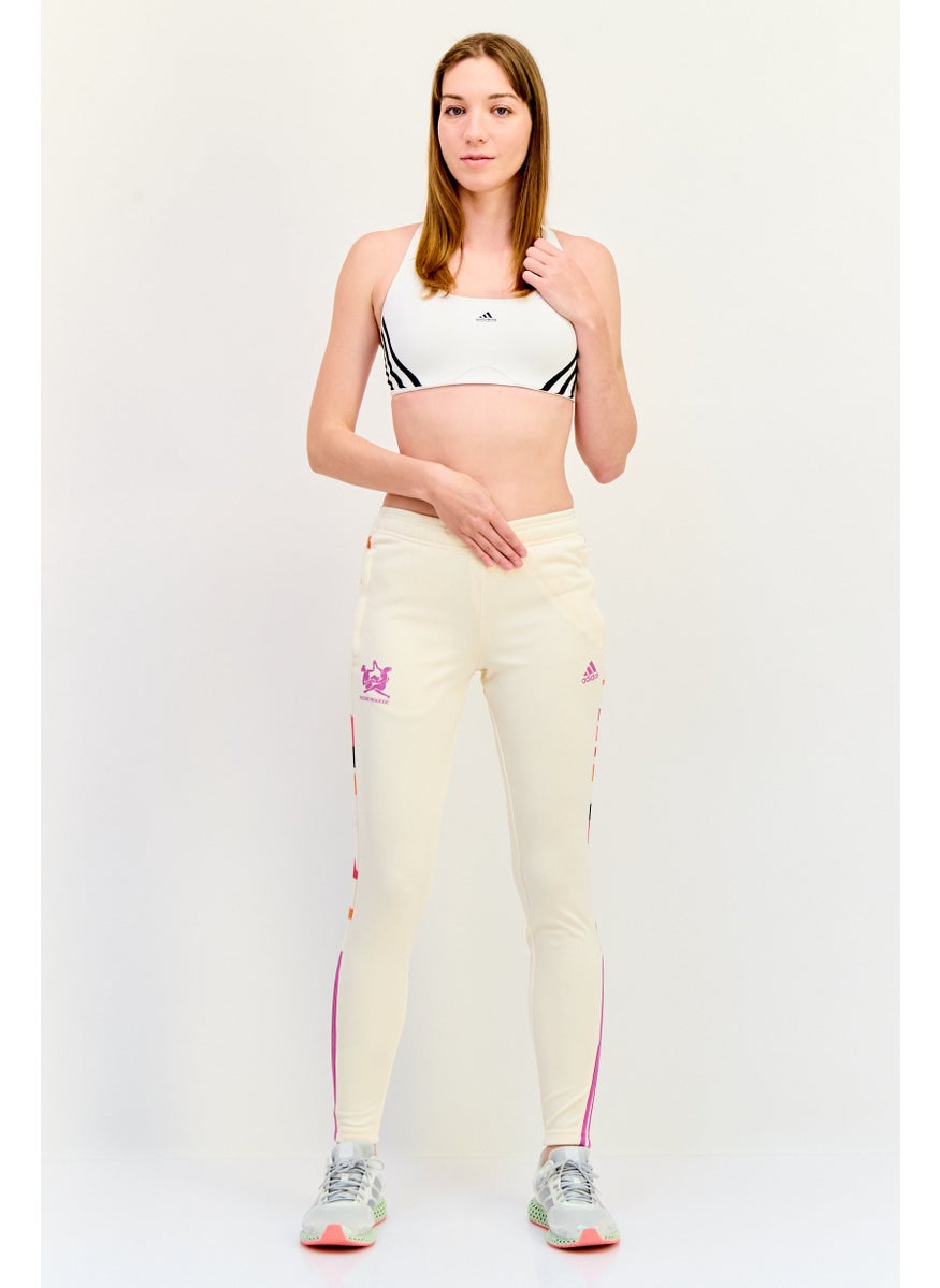 Adidas Women Sportswear Fit Outdoor Sweatpants, Cream  - Image 3