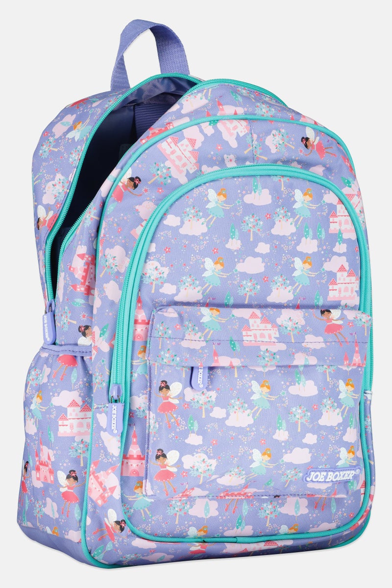 Joe Boxer Kids Girl Allover Print Backpack, Multicolor - Image 3