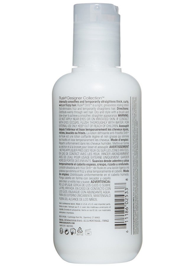 RUSK Str8 Anti-frizz & Anti-curl Lotion 6 Oz, 6 Oz, IRASTRP6 - Image 2