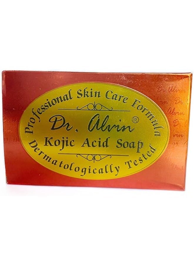 Dr. Alvin Kojic Acid Soap by Dr. Professional - Skin Brightening & Blemish Care single soap - Image 1