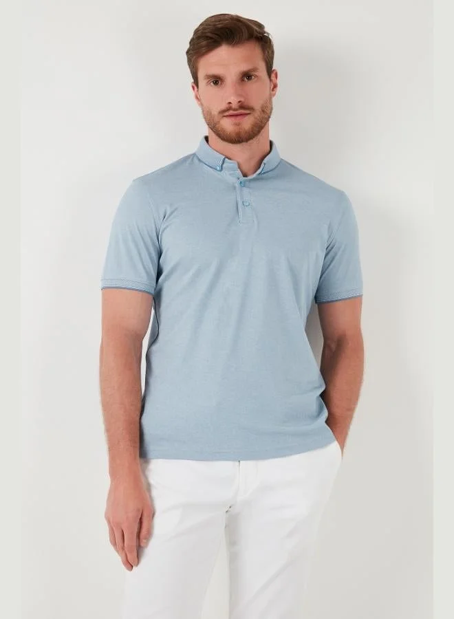 Buratti  Buratti Cotton Slim Fit Polo Collar T Shirt Men's Polo Collar T-Shirt 646R1000 for Men | Best Price UAE