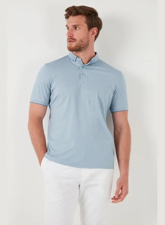 Buratti  Buratti Cotton Slim Fit Polo Collar T Shirt Men's Polo Collar T-Shirt 646R1000 for Men | Best Price UAE