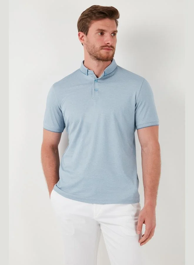 Buratti  Buratti Cotton Slim Fit Polo Collar T Shirt Men's Polo Collar T-Shirt 646R1000 for Men | Best Price UAE