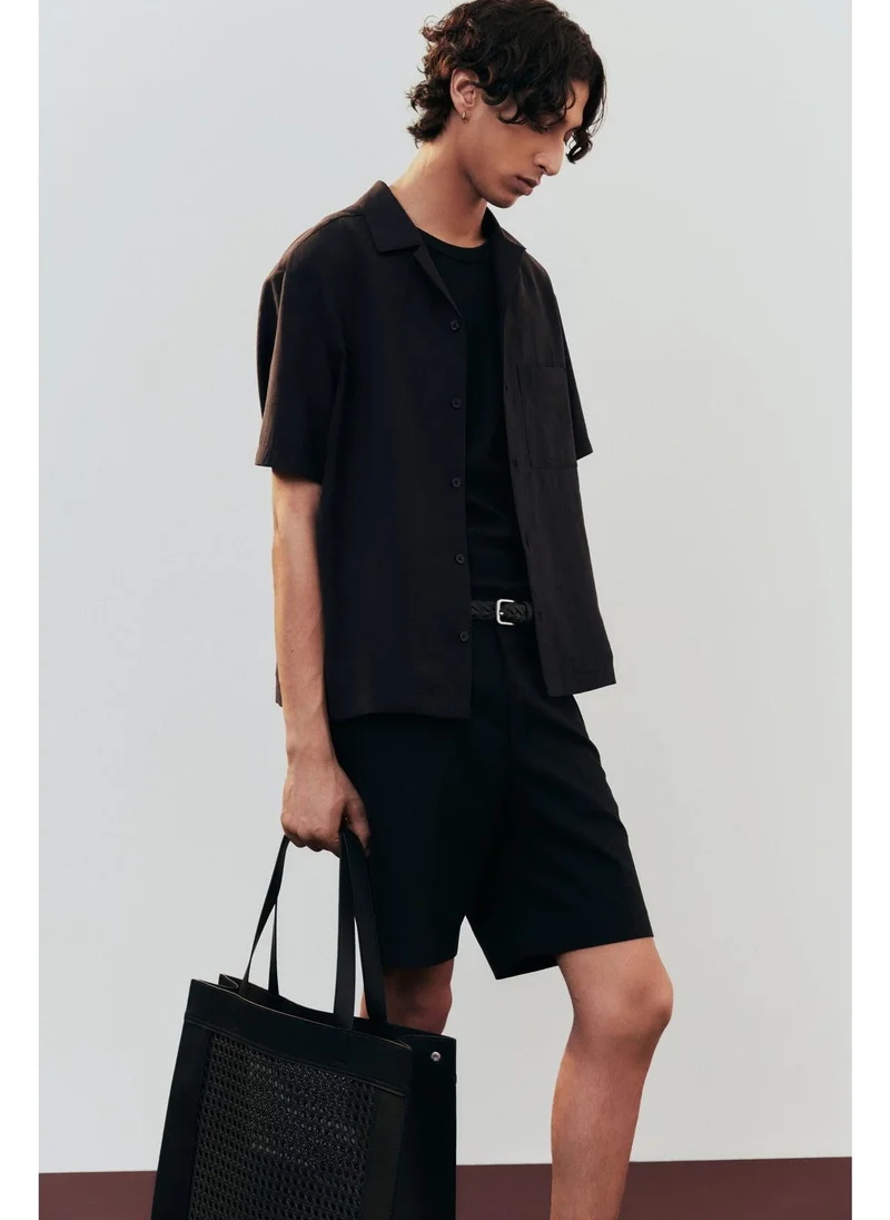 اتش اند ام قميص منتجع فضفاض