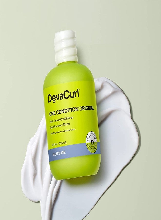DevaCurl One Condition Original Rich Cream Conditioner, Soft Lemongrass, 12 fl. oz. - Image 2