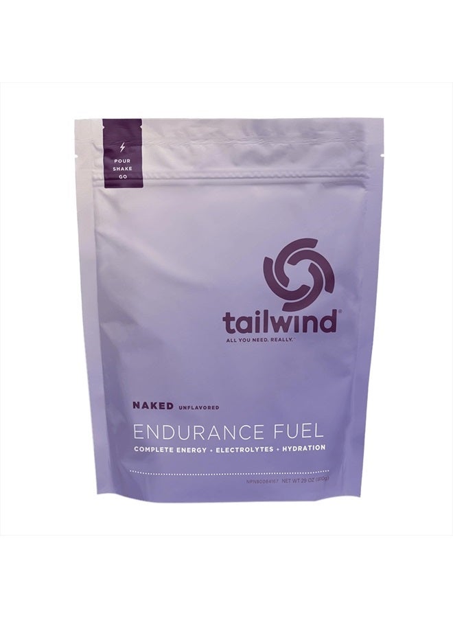 Tailwind Nutrition Endurance Fuel, Sports Drink Powder Mix with Electrolytes, Non-GMO, Free of Soy, Dairy, and Gluten, Vegan Friendly, Naked Unflavored, 30 Servings - Image 1