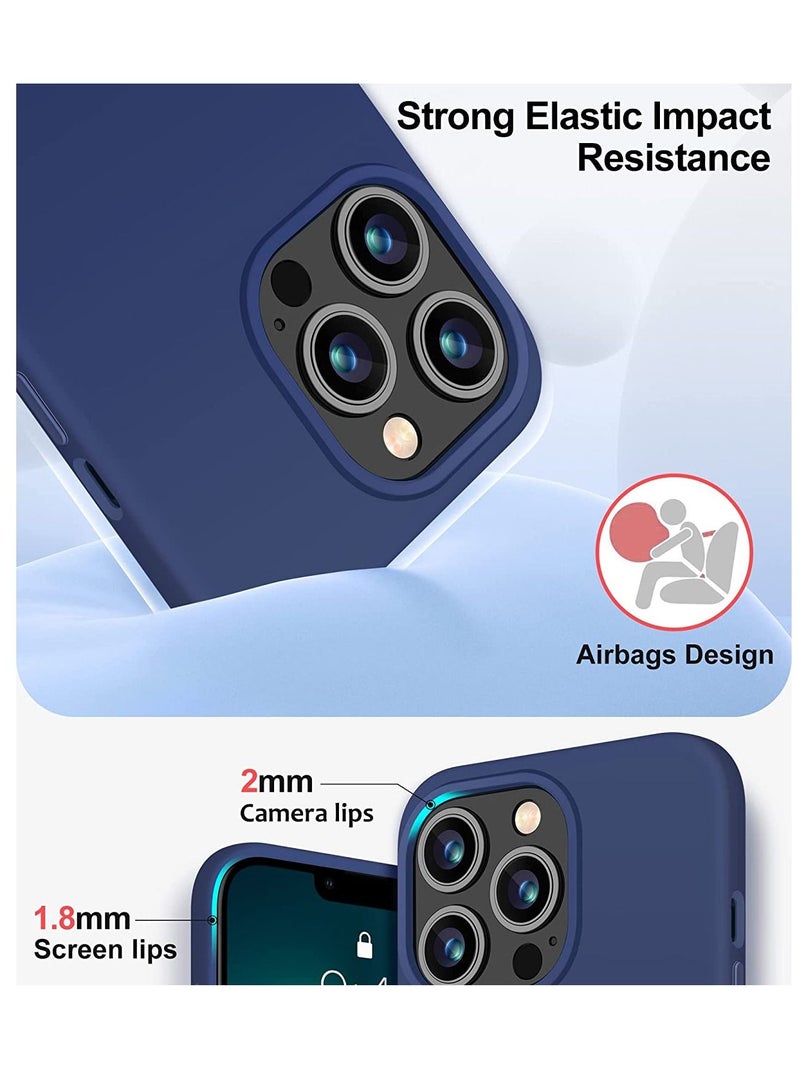 DUSALA Silicone Case Compatible with iPhone 13 Pro 6.1-Inch, Silky-Soft Touch Full-Body Protective Case - Image 5