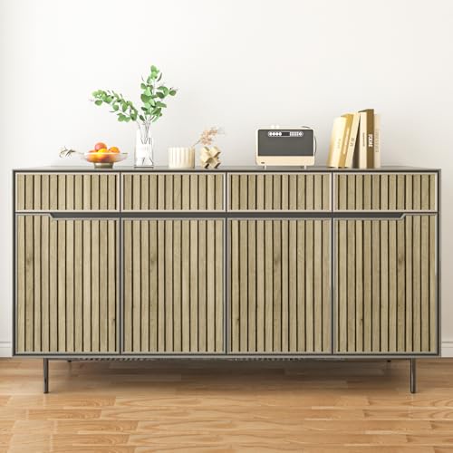 ReWallpaper Wood Panel Wallpaper Peel and Stick 3D Oak Wood Slat Wallpaper for Bathroom Waterproof Contact Paper Cabinets Door Covers Decorative Living Room Accent Wall Panels for Bedroom 17.7inx6.5ft - Image 4