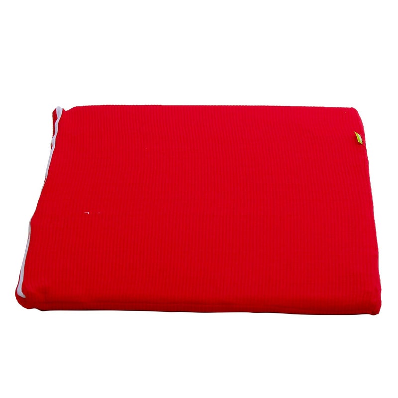 BAYBEE وسادة بايبي للحوامل | وسادة دعم رغوية صلبة للنوم، رفع الساقين، تخفيف آلام الظهر والرقبة، الأمومة، مضادة للشخير، بعد الجراحة للاستخدام في أوضاع متعددة (أحمر) - Image 2