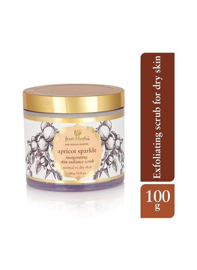Just Herbs Just Herbs Apricot Sparkle Invigorating Skin Radiance Scrub JH/ASP  - Image 1