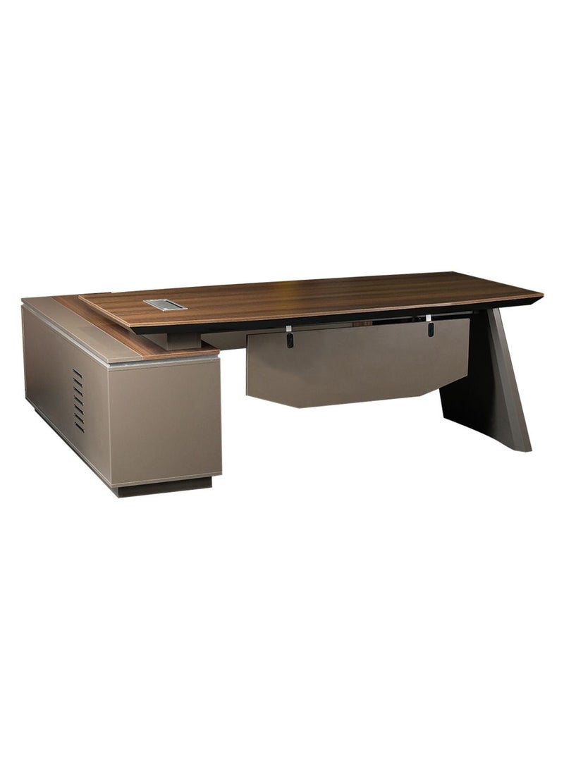 HUIMEI Huimei BT-220 Executive Office Table Brown Color  - Image 2