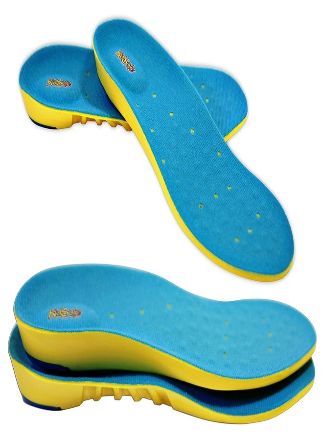 KidSole Children's Athletic Memory Foam Insoles for Arch Support and Comfort for Active Children ((24 CM) Kids Size 2-6) - Image 2