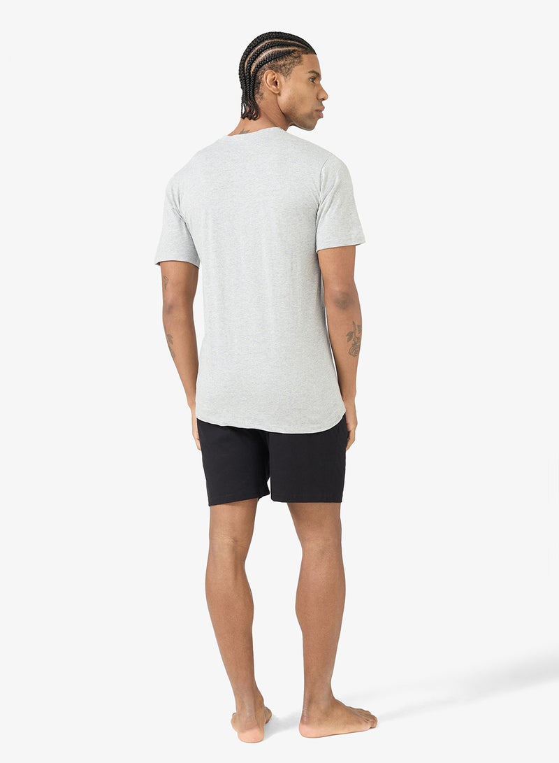 سفنتي فايف طقم بيجامة تي شيرت وشورت - Image 2