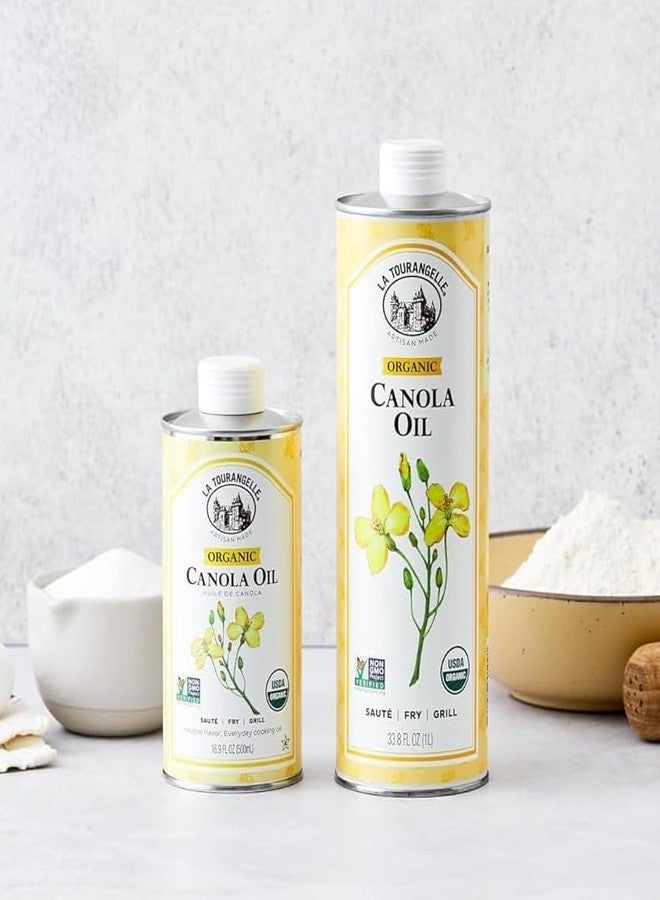La Tourangelle Organic Canola Oil, Expeller-Pressed Non-GMO, 16.9 fl oz - Image 3