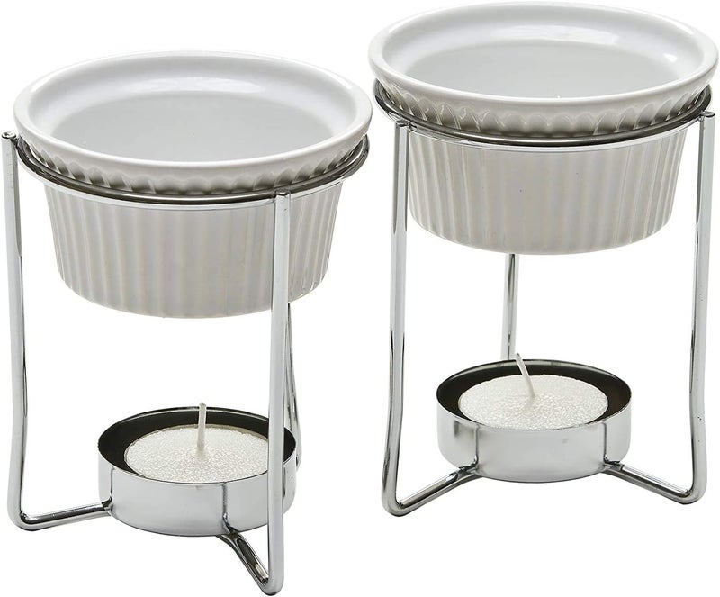 PREPWORKS by Progressive Ceramic Butter Warmer Fondue Set - Image 1