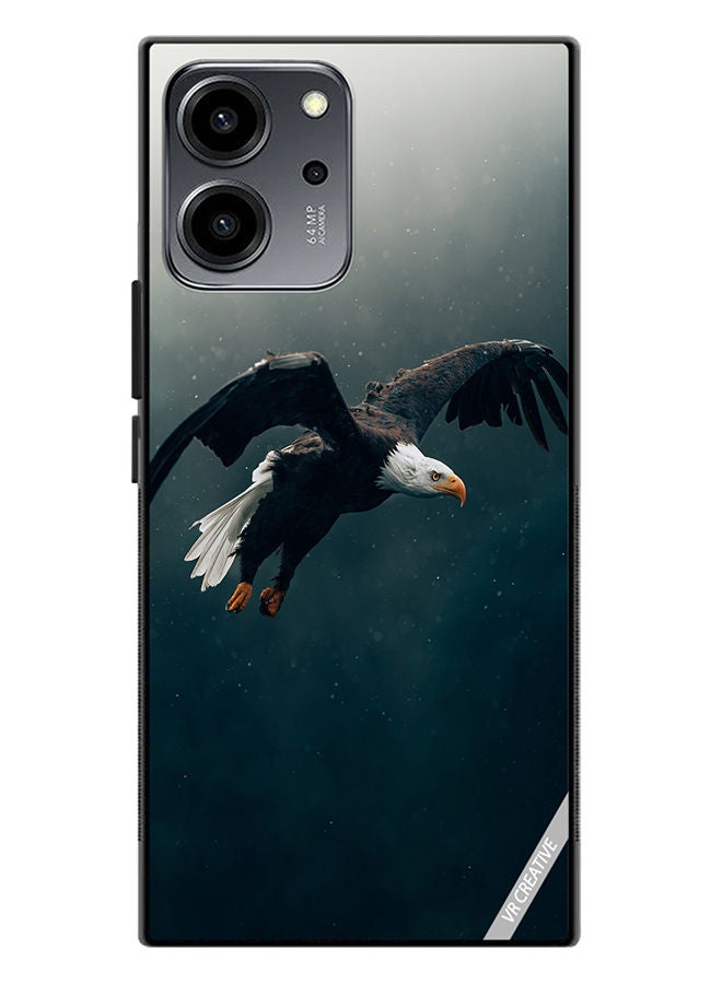 VR CREATIVE Protective Case Cover For Honor 80 SE Peaky Eagle Design Multicolour - Image 1