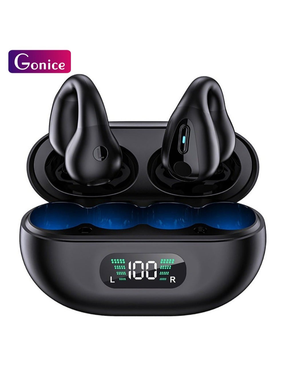 gonice Gonice Newly Upgraded open-ear Headphones 5-6h playtime ZBB03AA6AFACA10F2B61BZ
