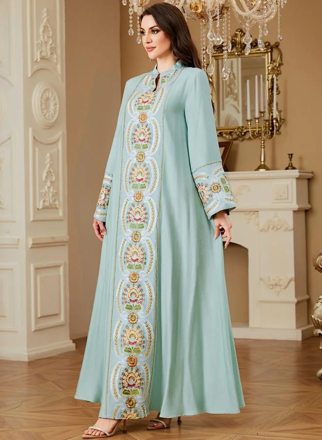 Take Two Women Embellished Detail Long Sleeve Jalabiya