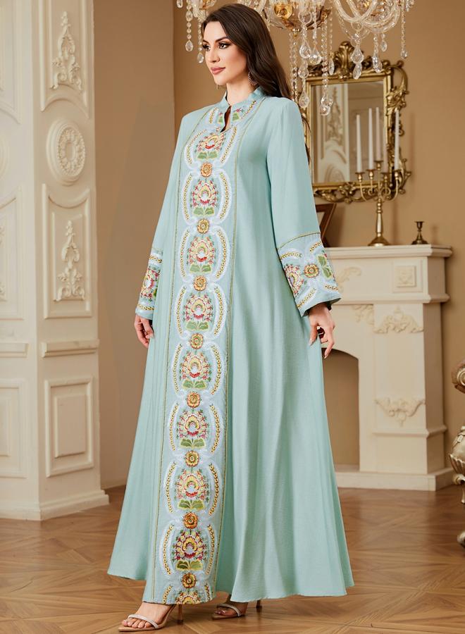 تايك تو جلابية بأكمام طويلة وتفاصيل مزينة - Image 1