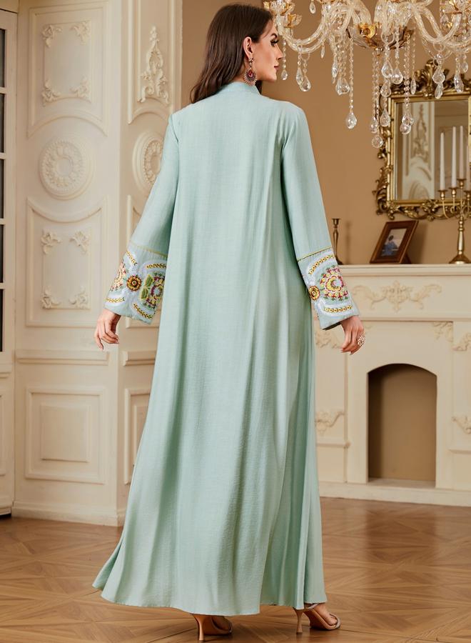 تايك تو جلابية بأكمام طويلة وتفاصيل مزينة - Image 4