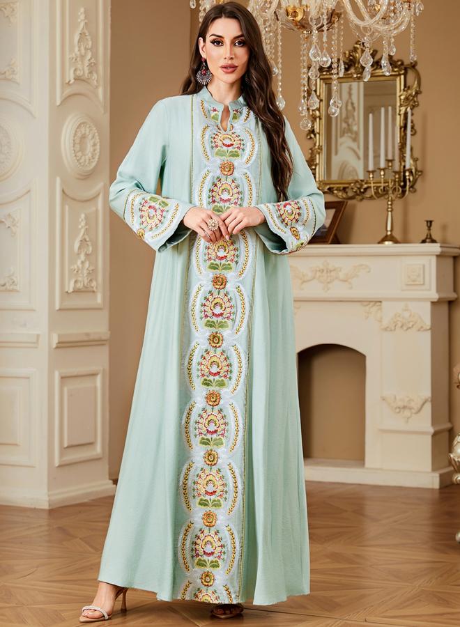 تايك تو جلابية بأكمام طويلة وتفاصيل مزينة - Image 2