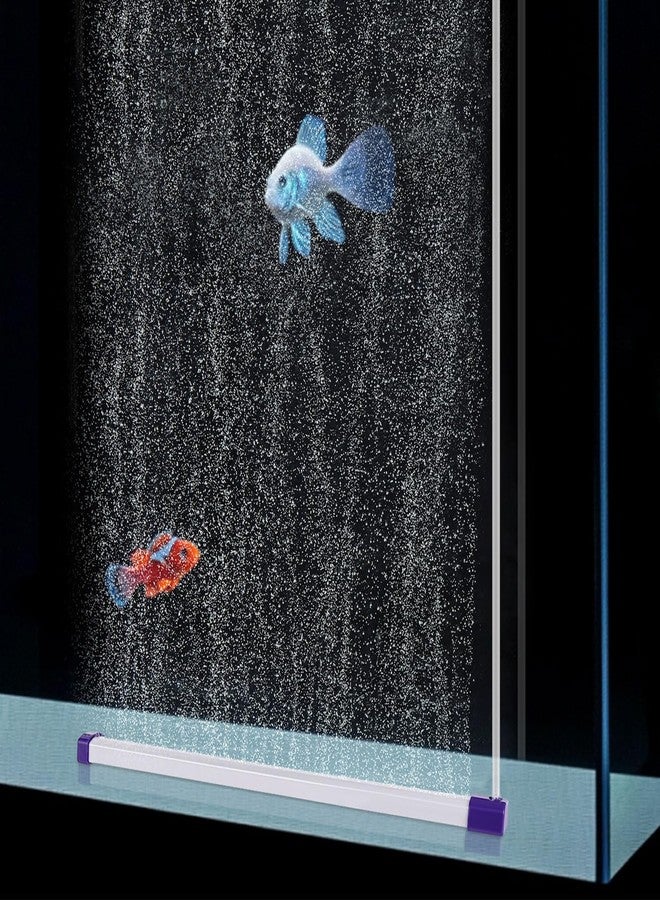 hygger 16.9 Inch Long Aquarium Bubble Bar, Ultra-Fine Quiet Oxygen Diffuser Bubble Curtain Wall, Self-Sinking Design Fish Tank Bubbler Decorations for Freshwater Saltwater - Image 1