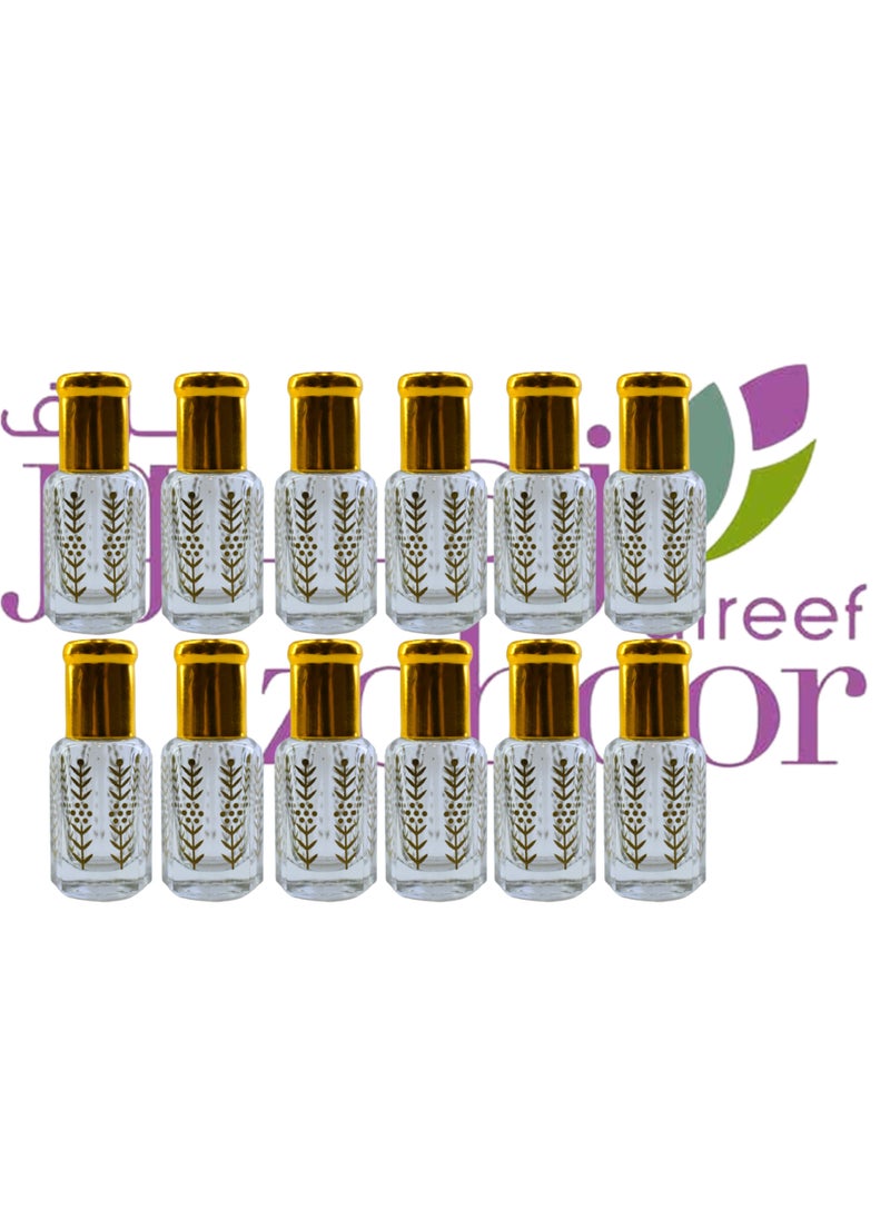 Zohoor alreef - 12 Pieces Natural Zohoor Alreef Fragrance Perfume Oil 6 Ml - Image 1