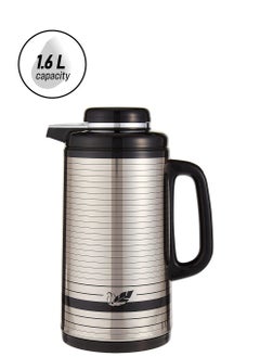 Peacock Vacuum Flask Made in Japan Thermos 1.6 Ltr Black  - Image 1