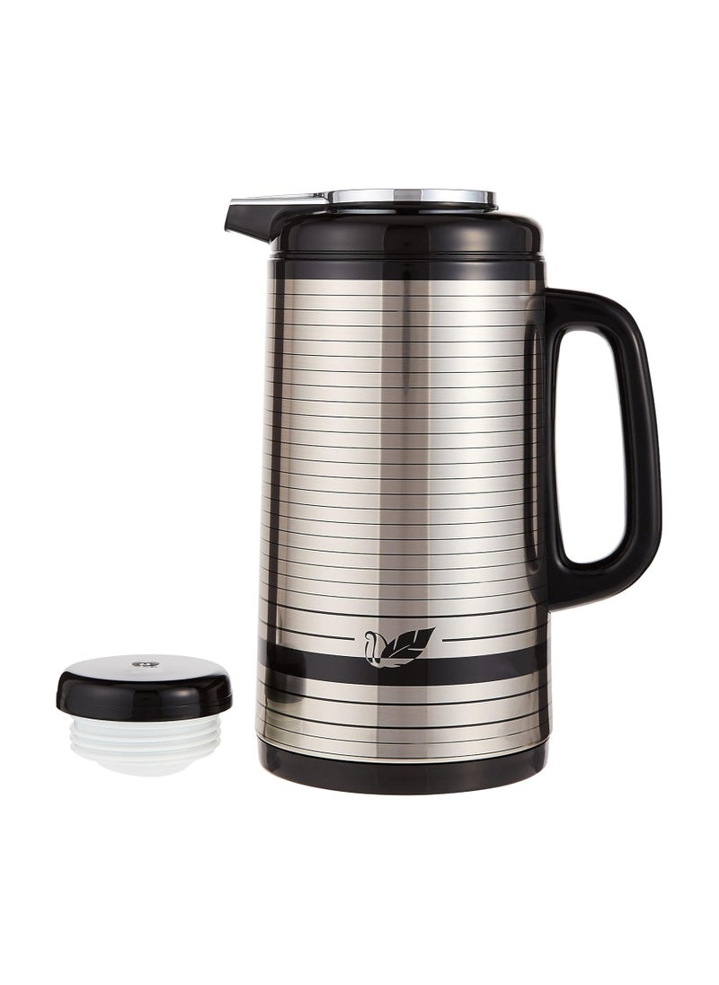 Peacock Vacuum Flask Made in Japan Thermos 1.6 Ltr Black  - Image 3