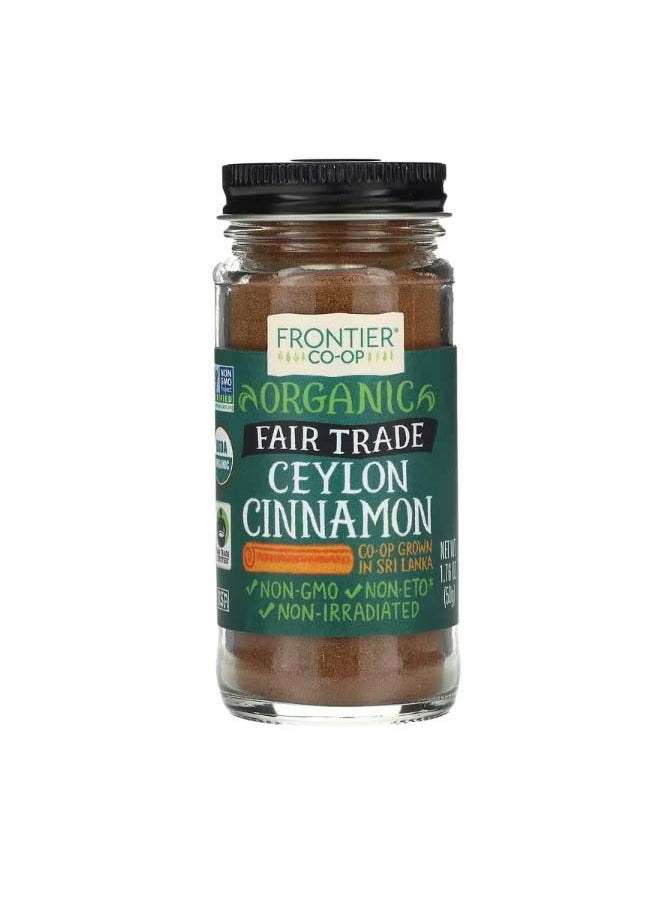 Frontier Co-op Organic Ceylon Cinnamon 1.76 oz 50 g  - Image 1