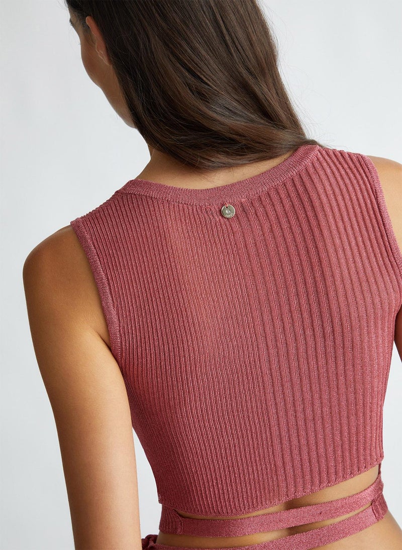 Liu Jo Lurex® knit top - Image 5