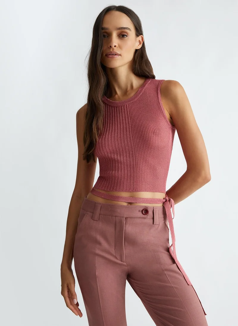 Liu Jo Lurex® knit top
