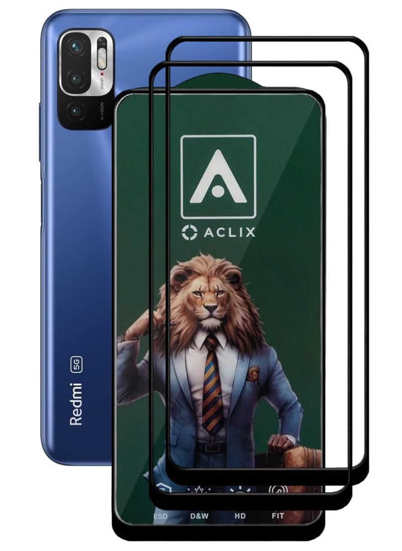 ACLIX 3 Pieces Antistatic ESD Dustproof Premium Quality High Definition Tempered Glass Screen Protector Designed For Xiaomi Redmi Note 10 5G - Image 1