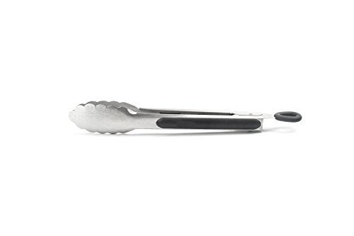 Fox Run Brands 1920 Stainless Steel Locking Tongs, 9" - Image 1