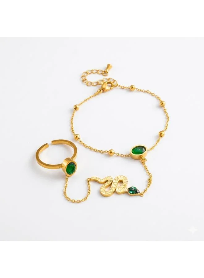 Rovaux Emma Hand Chain Bracelet