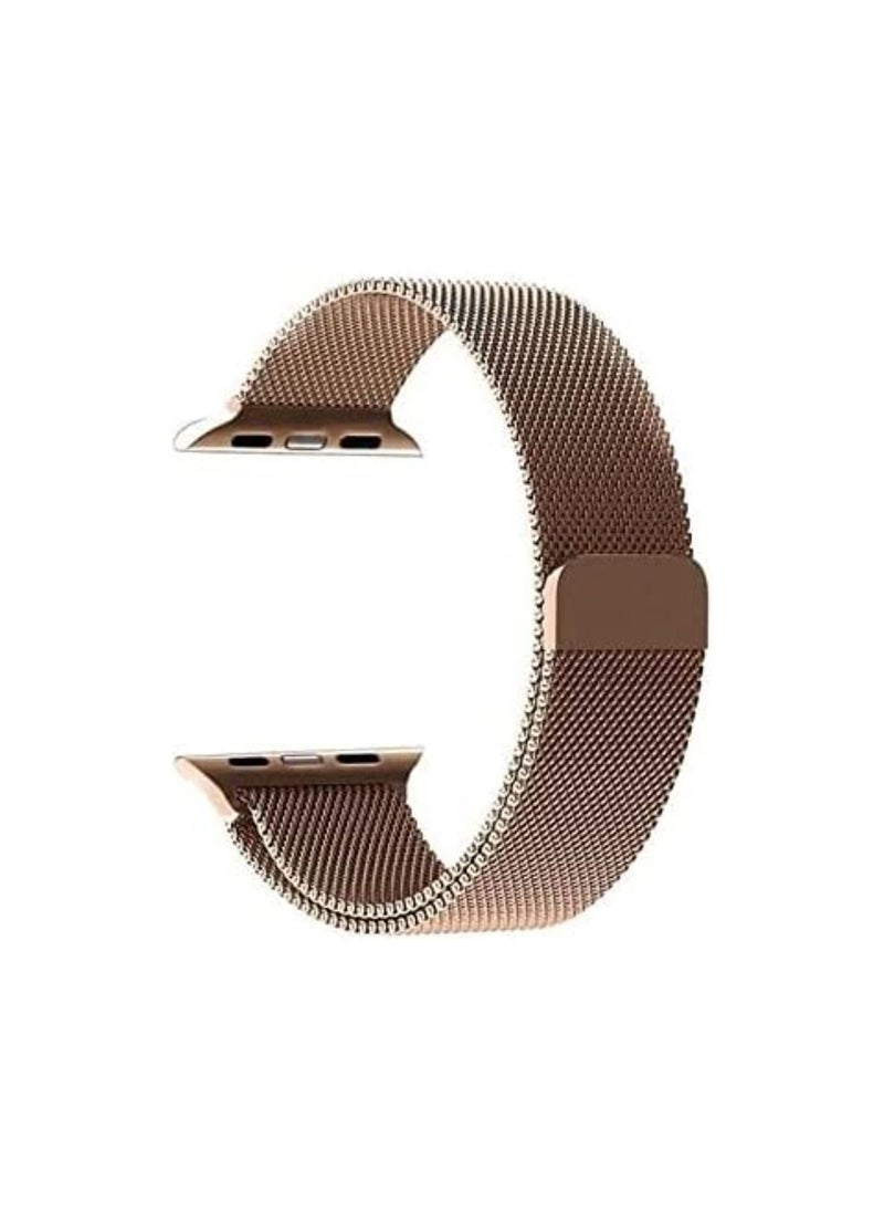 Generic - Bracelet Stainless Steel Watch Band Apple Watch Series 7/8 - 41mm - Gold - Image 1