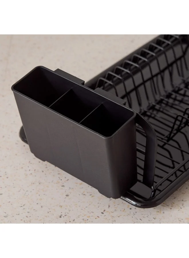 Home Box Daisy Dish Rack with Holder 35 x 13 x 23 cm