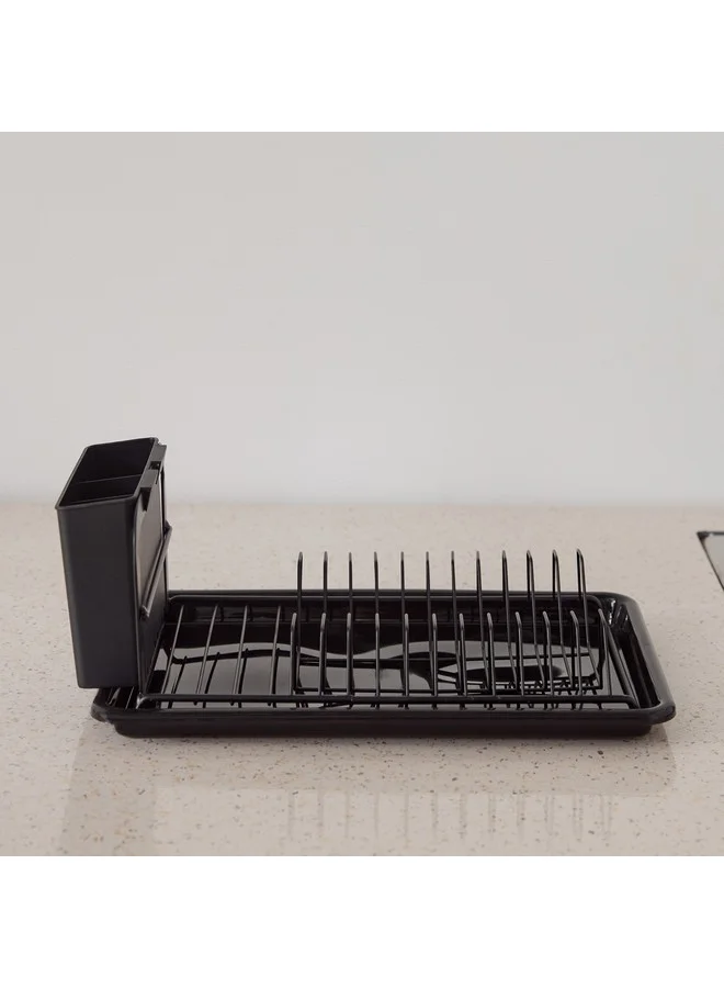 Home Box Daisy Dish Rack with Holder 35 x 13 x 23 cm