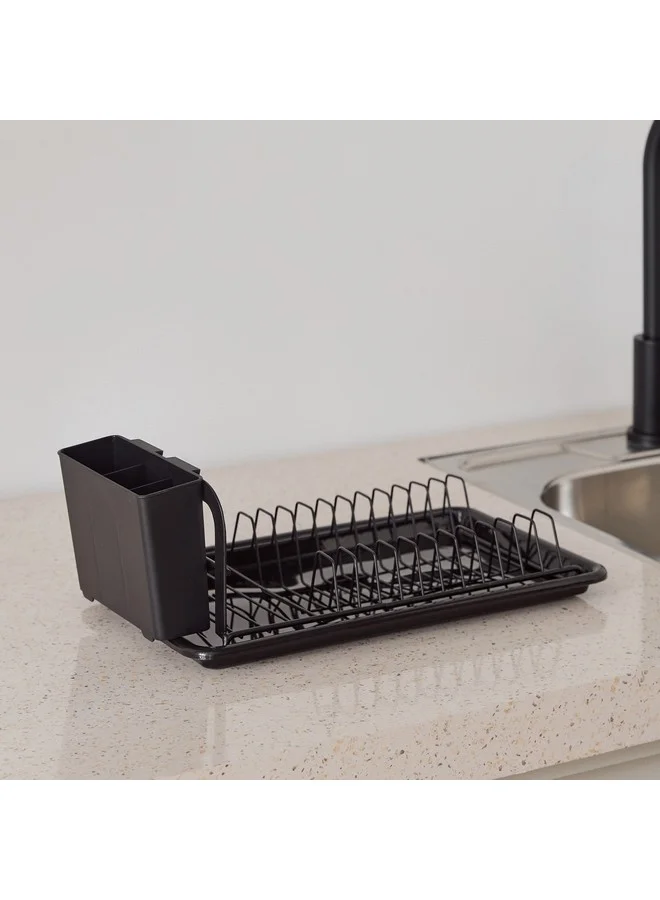 Home Box Daisy Dish Rack with Holder 35 x 13 x 23 cm