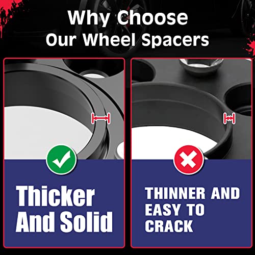 KSP PERFORMANCE KSP 20mm Wheel Spacers for Tesla Model 3/Y, 5x114.3 Wheel Spacer for 2017+ Tesla Model 3 | 2020+ Tesla Model Y, 5x4.5 Hubcentric Spacers 64.1mm Hub Bore with M14x1.5 Studs, 6061-T6 Aluminum 2PCS - Image 5