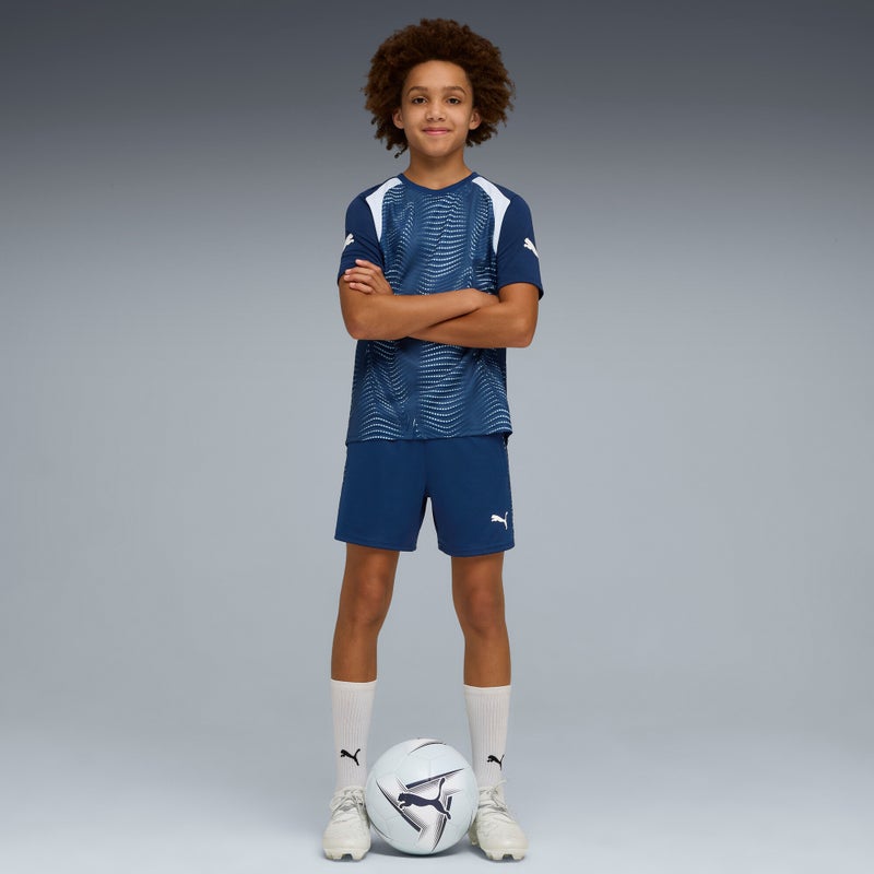 PUMA individualFINAL Unisex Blue Football Shorts Youth - Image 3