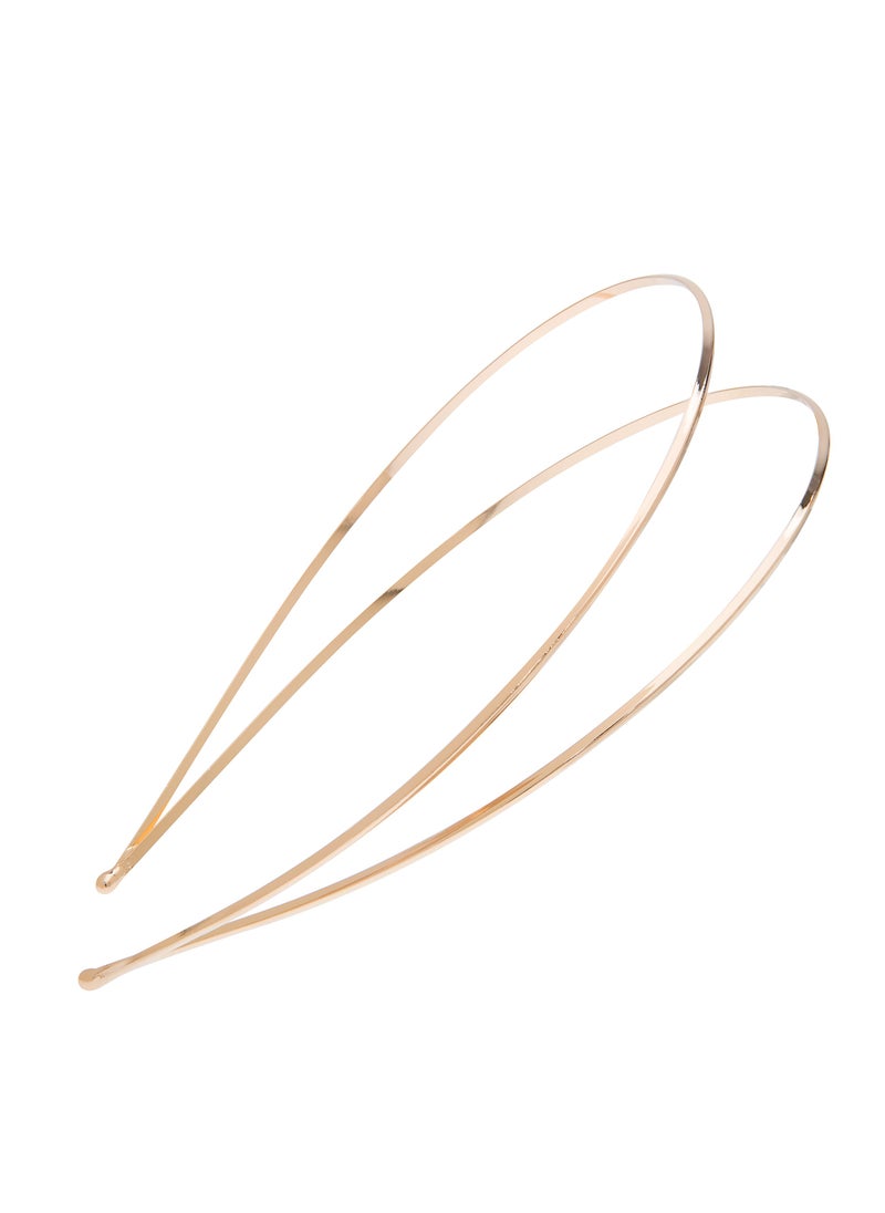 L. Erickson L. Erickson Metal Double Headband - Gold 