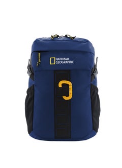 NATIONAL GEOGRAPHIC حقيبة ظهر للكمبيوتر National Geographic Explorer III RPET باللون الأزرق الملكي للرجال والنساء، حقيبة كمبيوتر محمول مبطنة متينة مقاومة للماء للسفر غير الرسمي في الهواء الطلق والمدرسة والمكتب  - Image 1