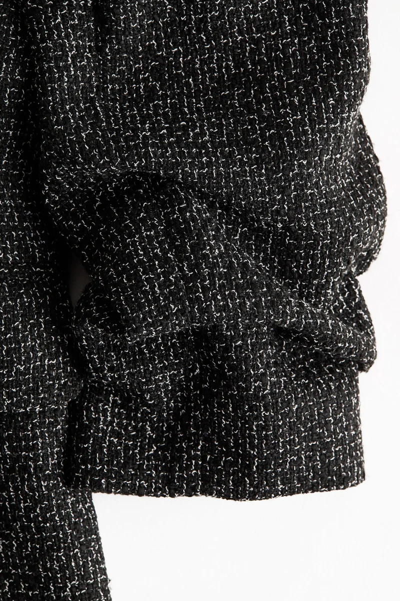 H&M Gathered-sleeve blazer