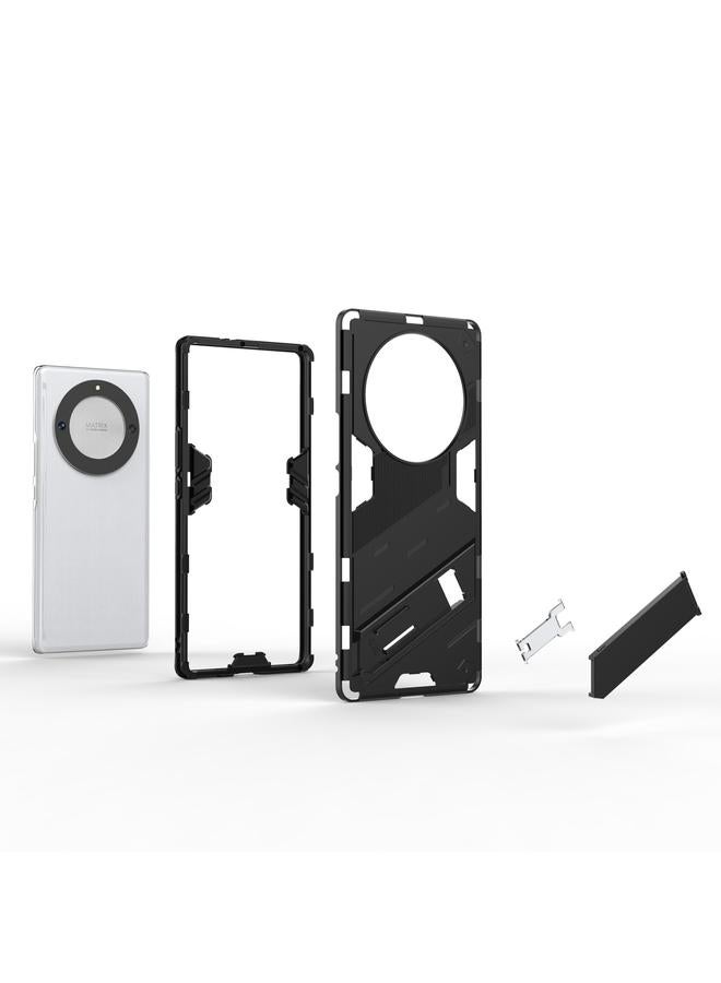 Green Tiger Case For Honor X9a/X40 5G/Magic5 Lite Punk Armor PC + TPU Phone Case with Holder - Image 5