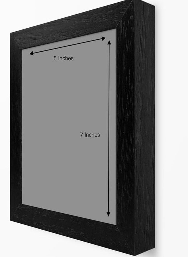 TEYRAH Baba Deep SIngh Ji Photo Frame (7 x 9 Inches) Wall Sketch Pencil Art Black & White Sikh Guru Photo Wall Hanging with photo size (5x7 Inches) 1 Inches Thicker - Image 5