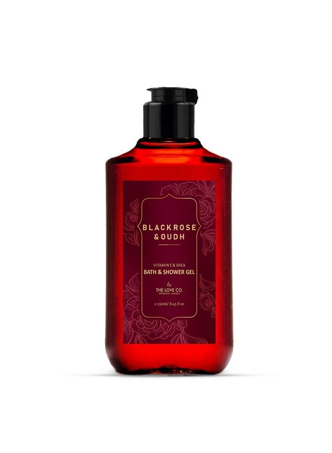 THE LOVE CO. Black Rose & Oud Body Wash ; Summer Body Wash ; Luxurious Hydrating Nourishing And Organic Body Wash Infused With Black Rose Oil And Oud Oil 250 Ml - Image 2